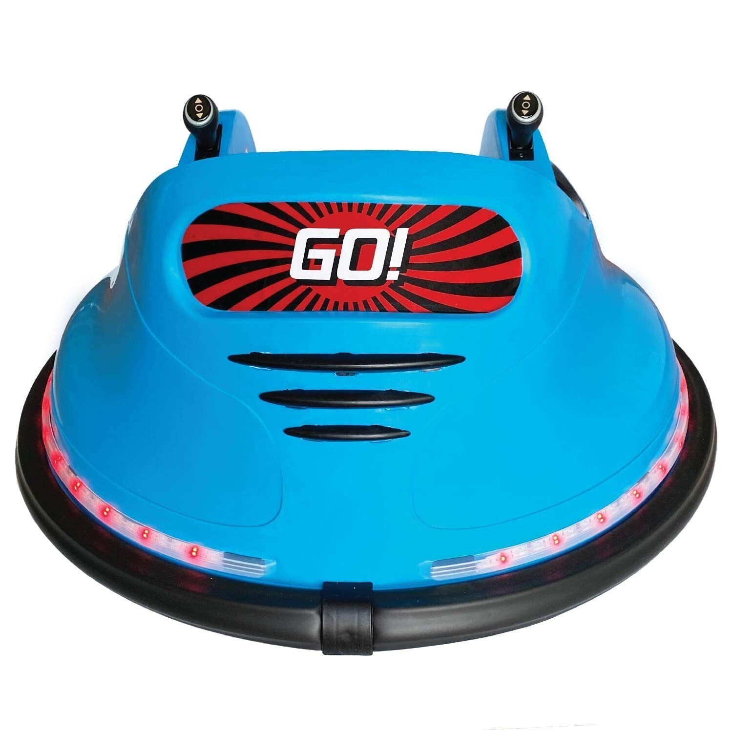 Electric Bubble RC Kids Bumper Car with Lights and Music - Blue