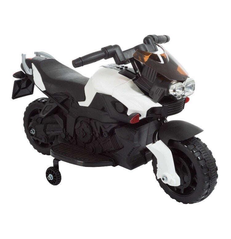 2-Wheel Ride-On Motorcycle Toy with Training Wheels for Kids by Little Rider