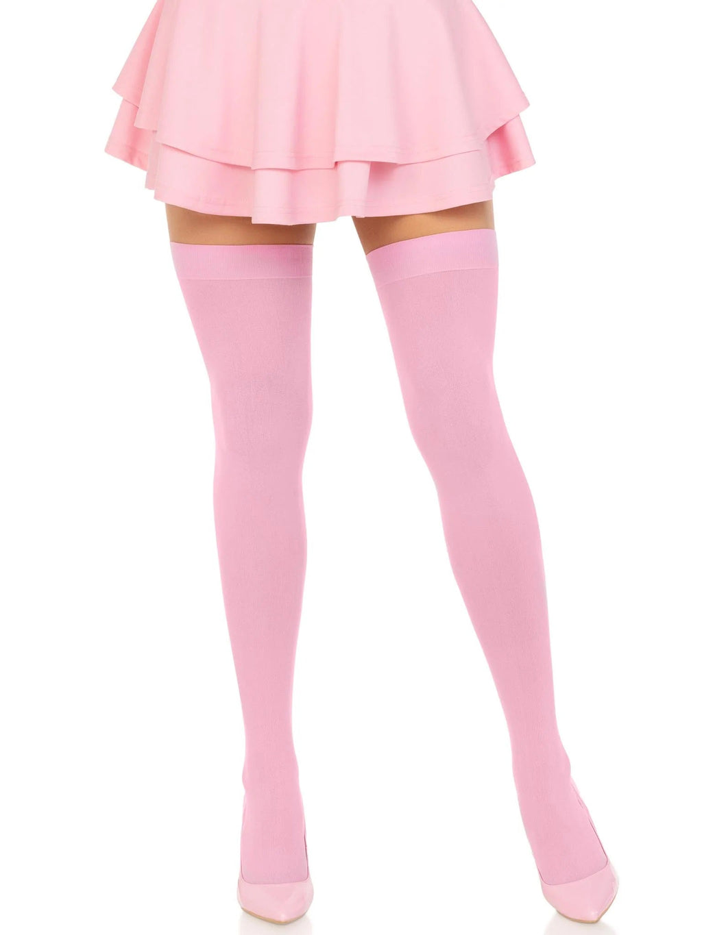 Strawberry Milk Thigh High Stockings (One Size)