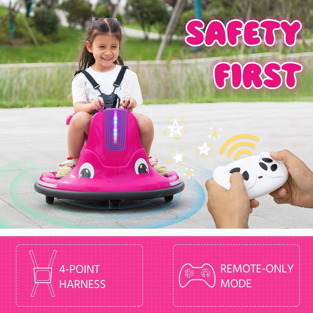 TOBBI 12V Electric Snail Ride-On Toy for Toddlers with 360° Rotation