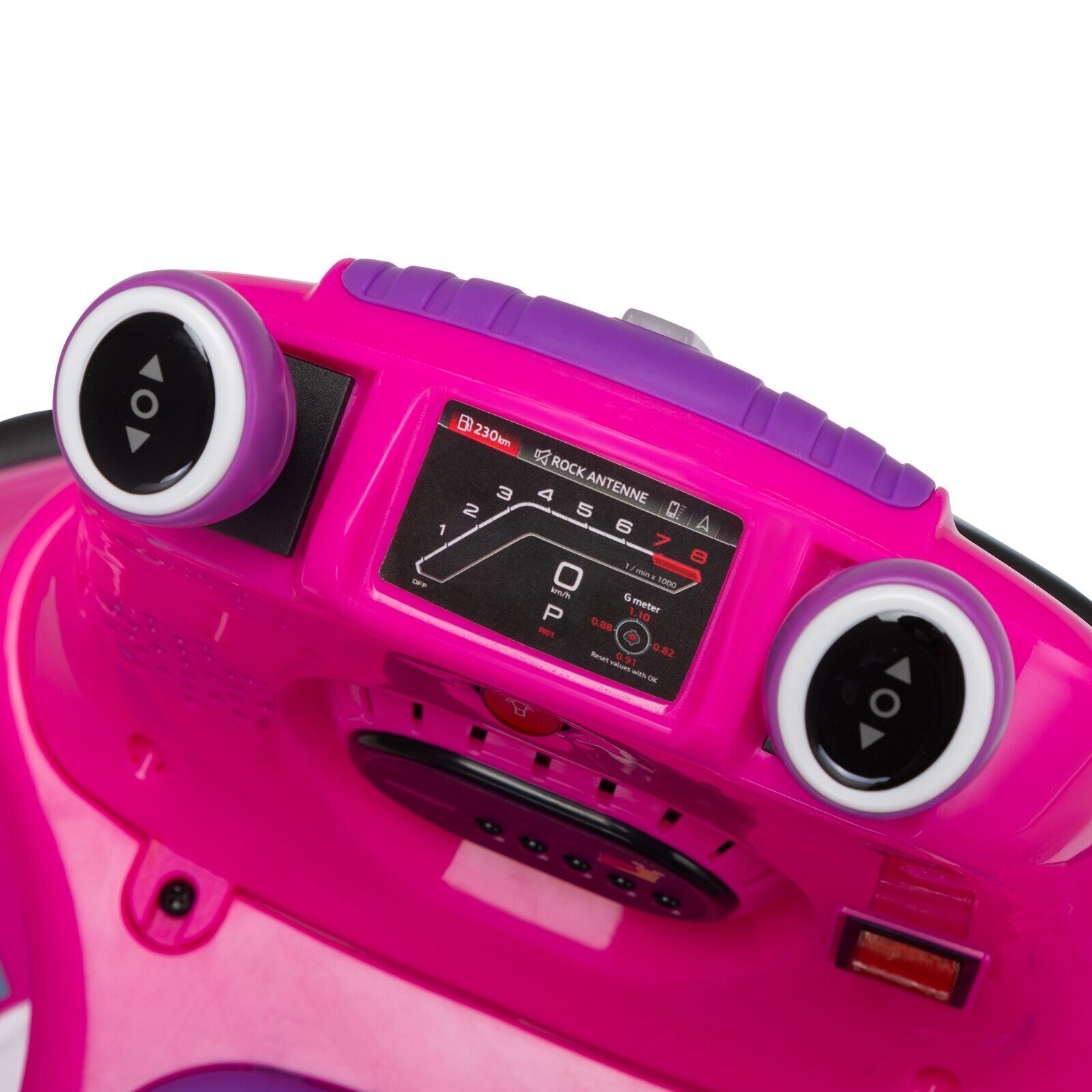 TOBBI Snail Shaped 12v Electric Ride On for Toddlers - Rosy+Light