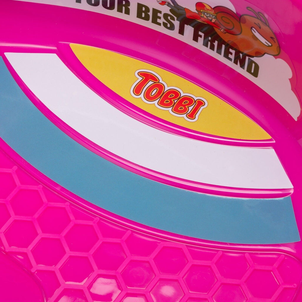 TOBBI Snail Shaped 12v Electric Ride On for Toddlers - Rosy+Light