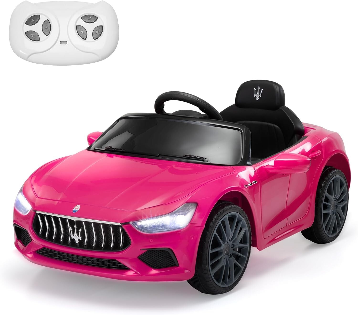 12V Electric Ride-On Car for Kids Licensed Maserati Ghibli with Remote Control