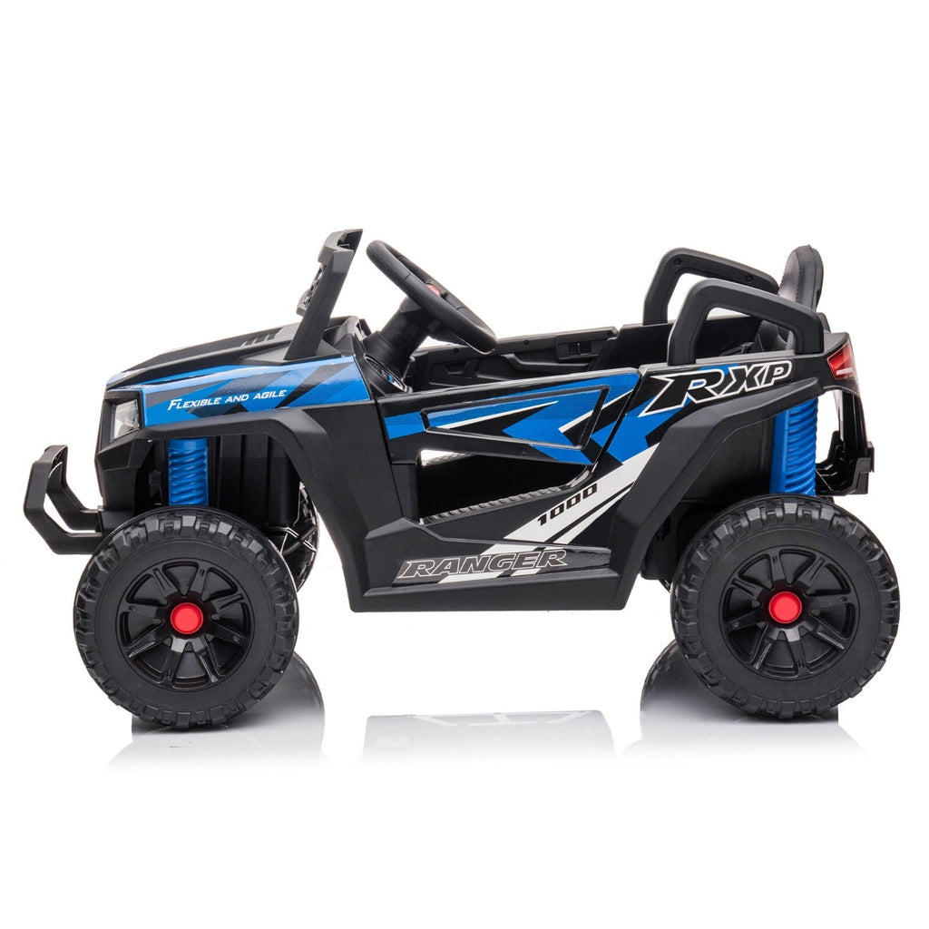 12V Electric Kids Ride-On Off-Road UTV Truck with Headlights, Music, and Horn