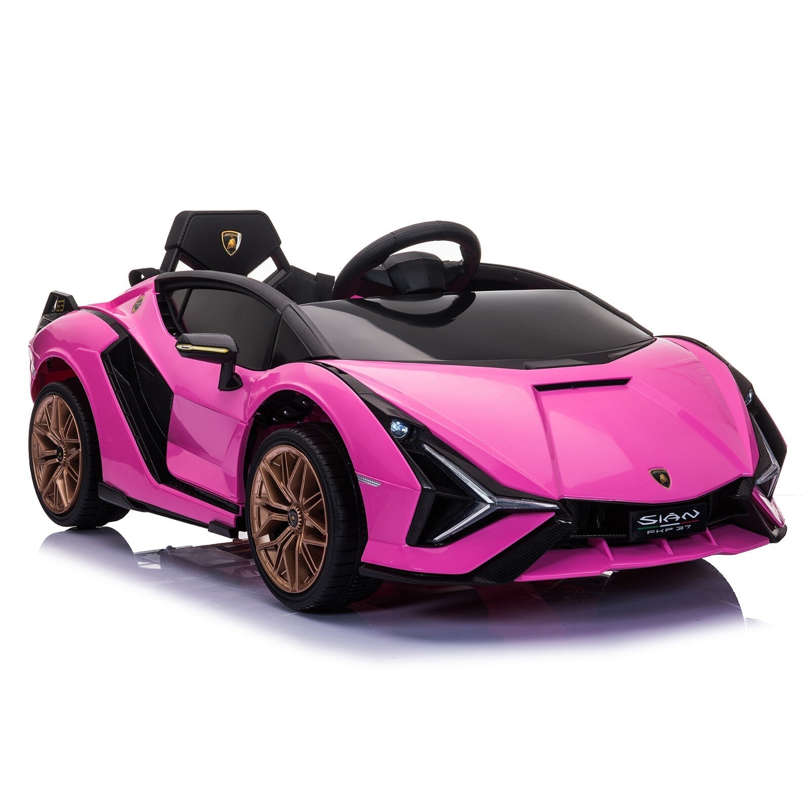 12V Kids Electric Ride-On Lamborghini Sian Car with Remote Control