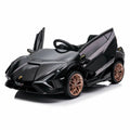 TOBBI 12V Lamborghini Sian Licensed Kids Electric Ride on Car with Parental Remote Control