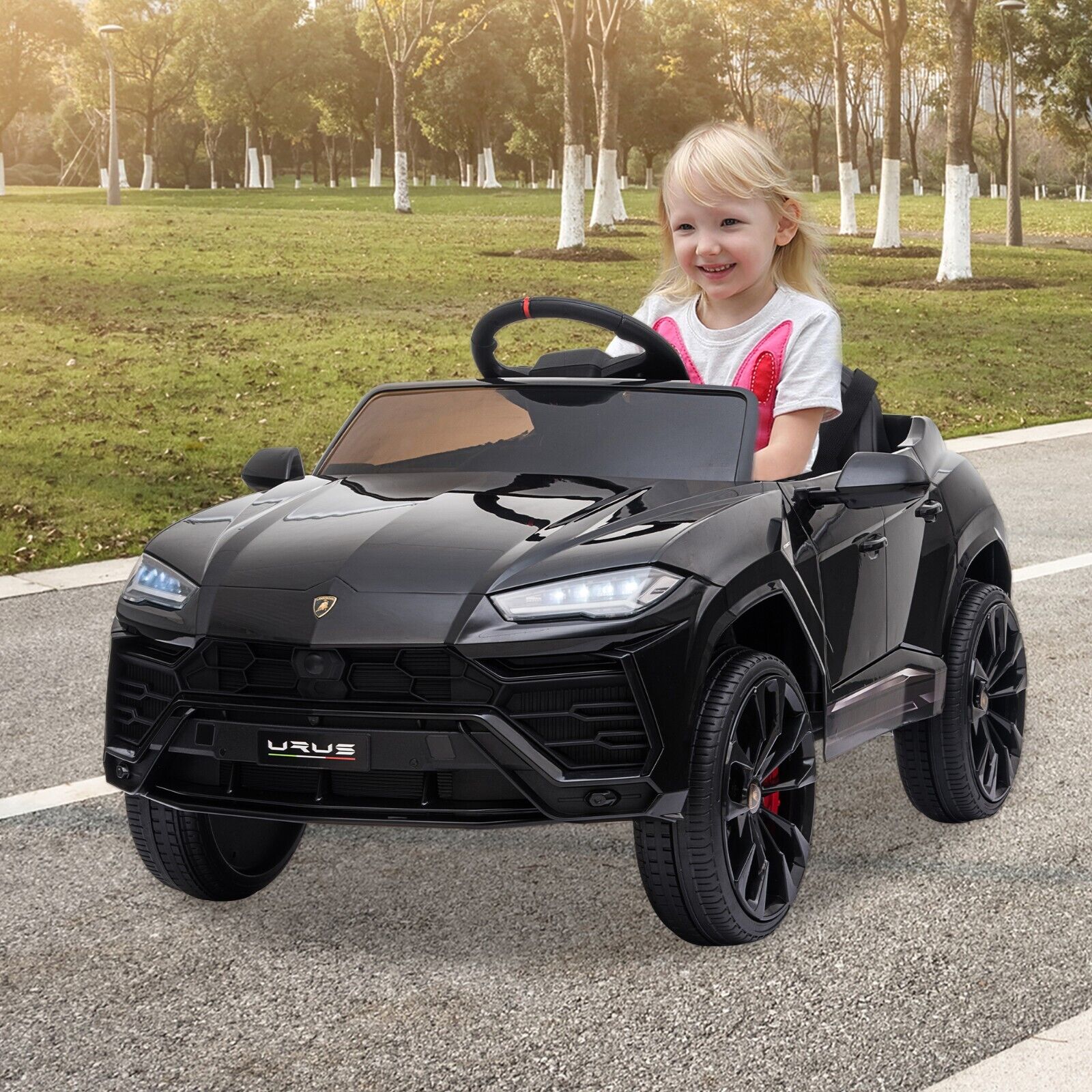 TOBBI 12V Lamborghini Urus Kids Ride-On Car with Remote Control - Licensed Electric Toy in 4 Vibrant Colors