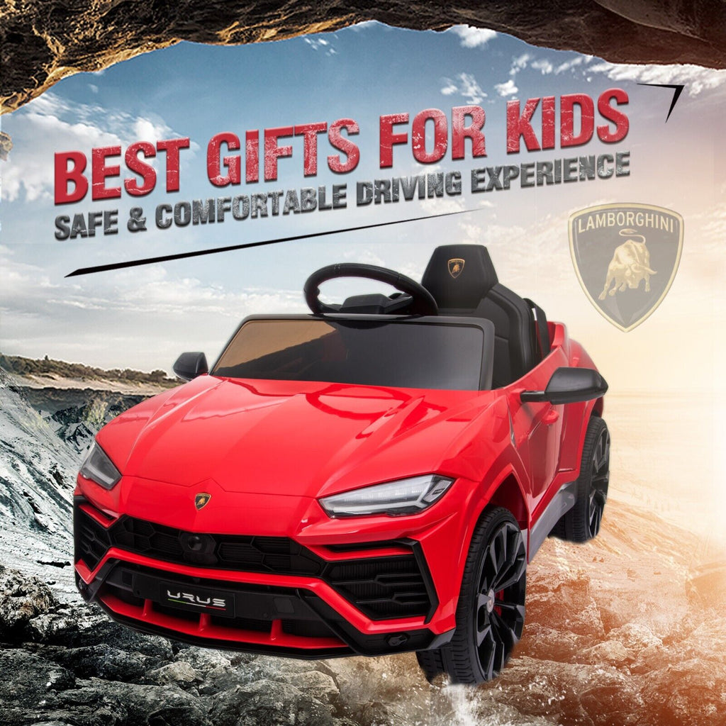 TOBBI 12V Lamborghini Urus Kids Ride-On Car with Remote Control - Licensed Electric Toy in 4 Vibrant Colors
