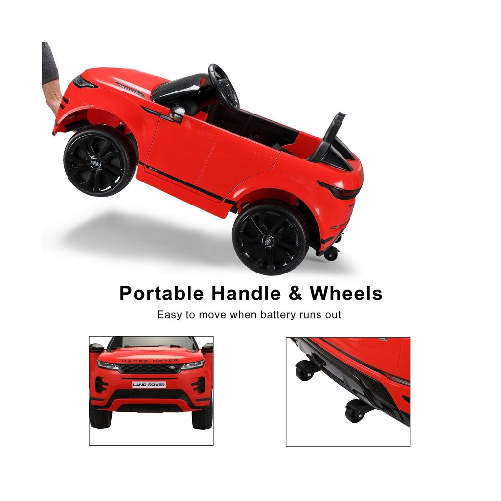 TOBBI 12V Land Rover Licensed Electric Ride-On Car for Kids with Battery Power and Exciting Features