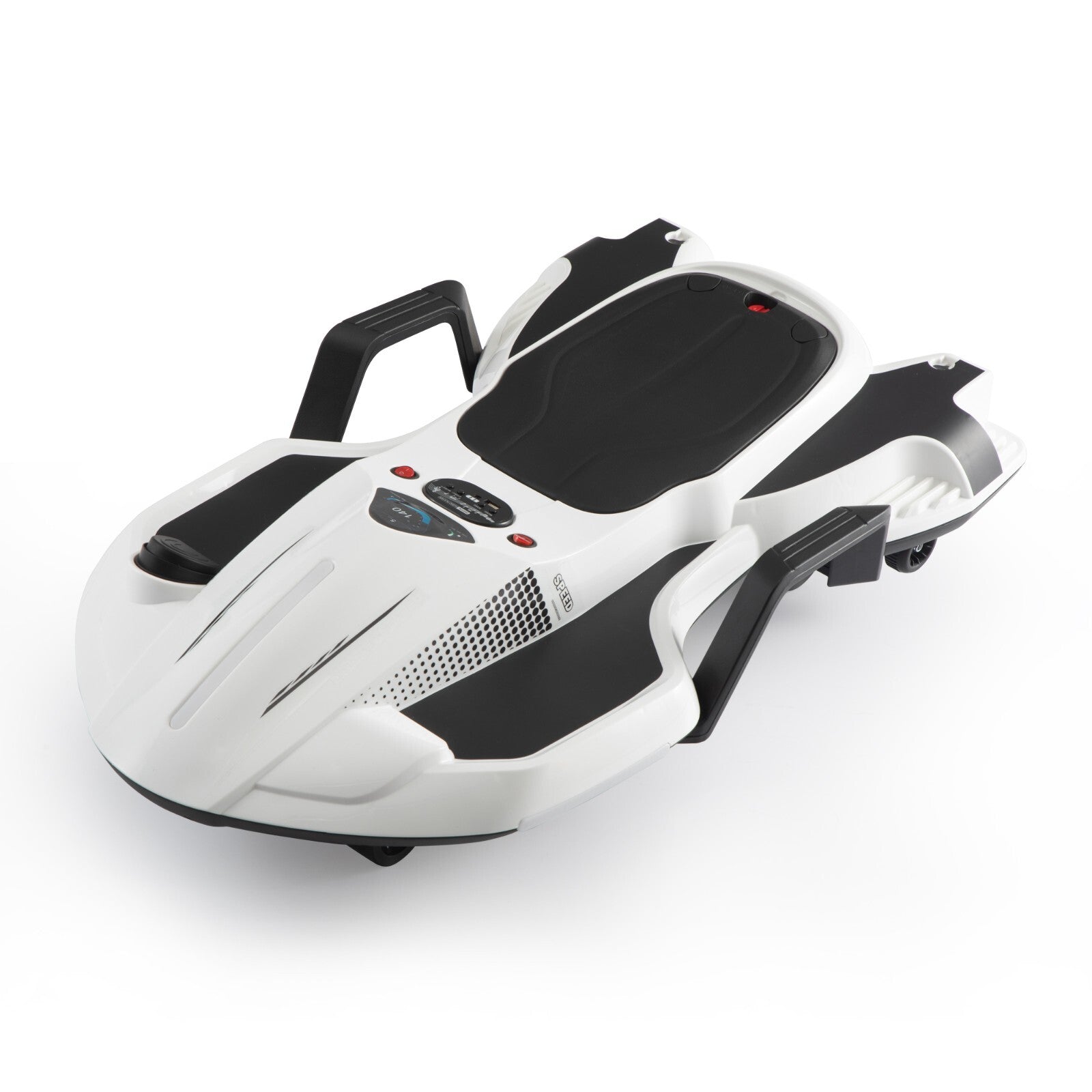 18V Battery-Powered Ride-On Drift Kart with LED Lights and Music