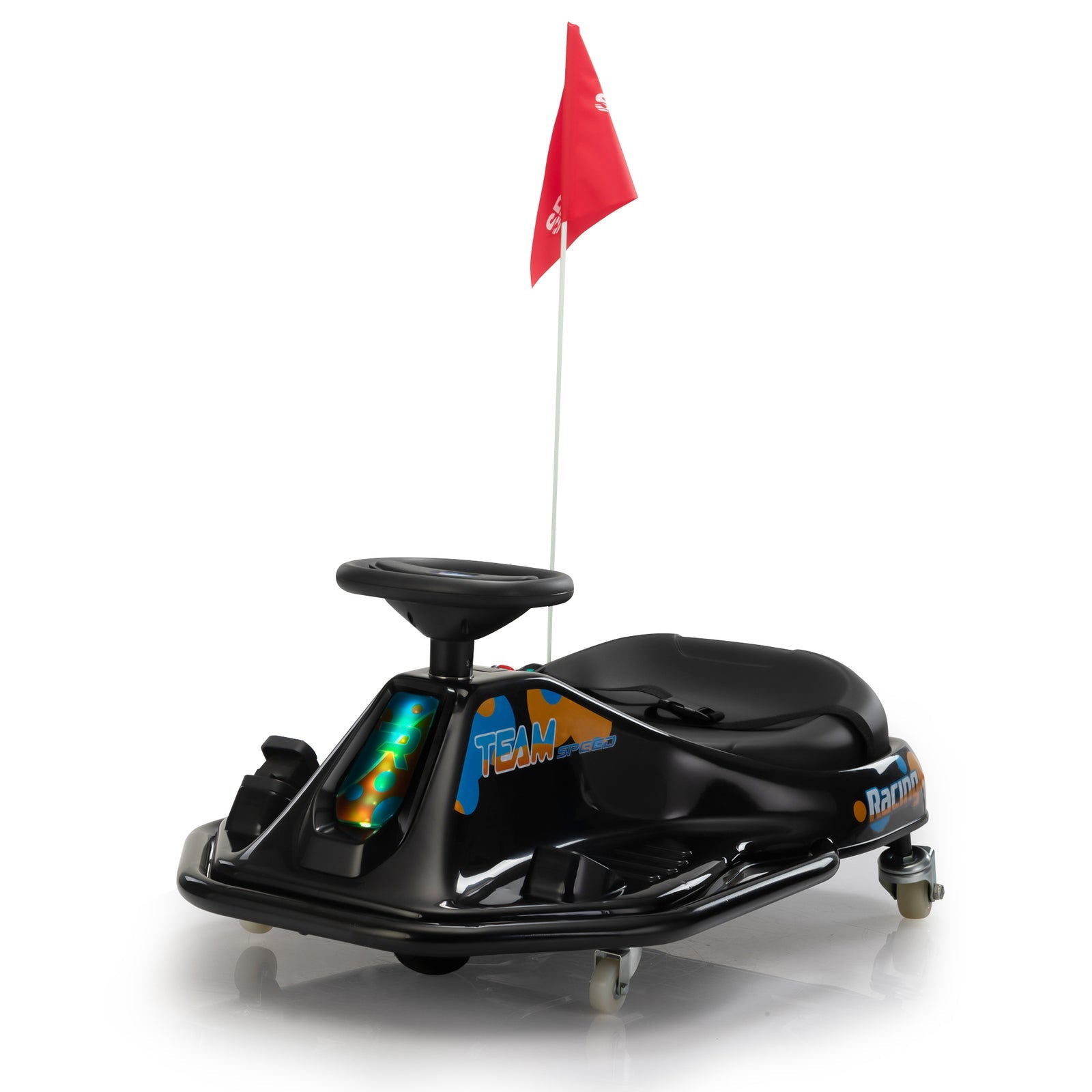 24V Electric Ride-On Drift Go-Kart Toy for Kids Ages 6-12