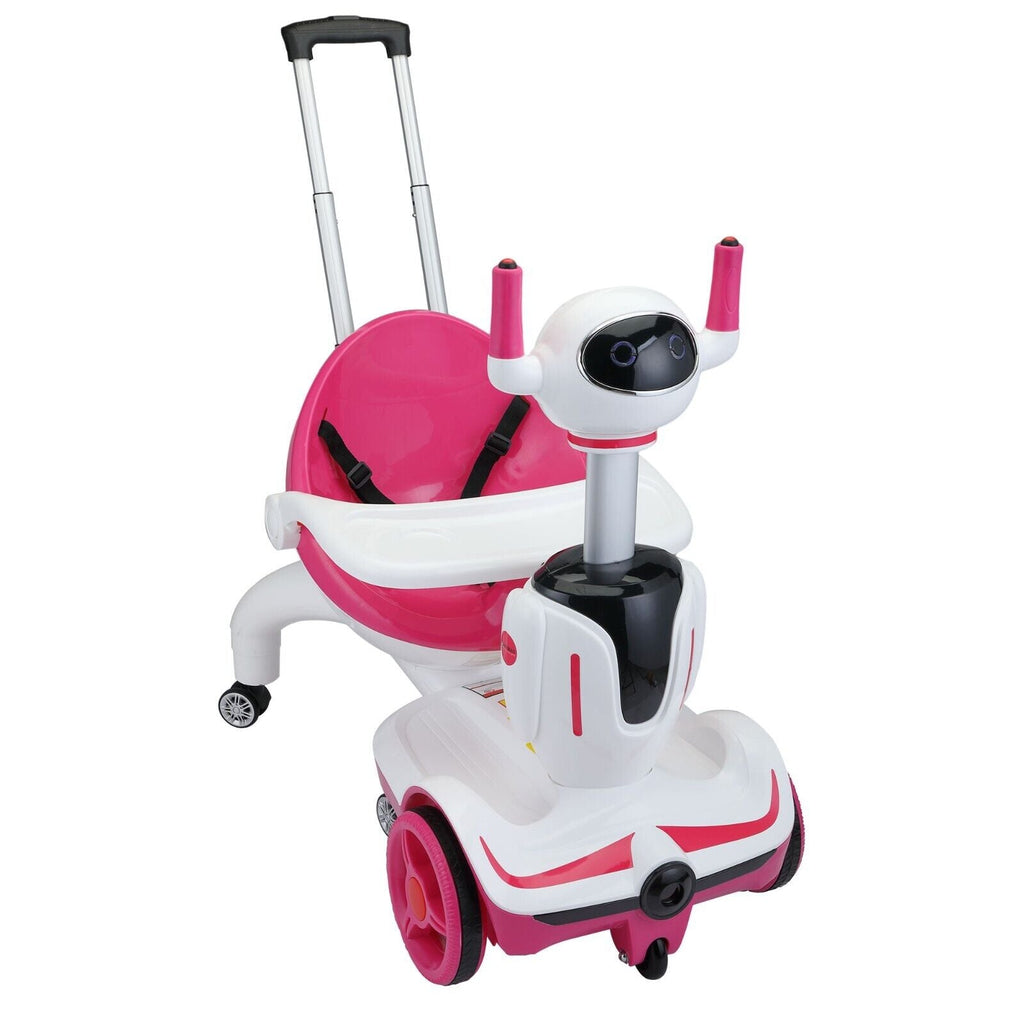 TOBBI 3-in-1 Electric Scooter Robot Buggy: A Versatile 6V Ride-On Vehicle with Remote Control