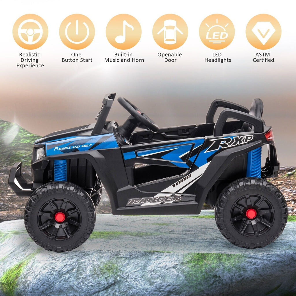 TOBBI Kids 12V UTV Off-Road Buggy Electric Vehicle