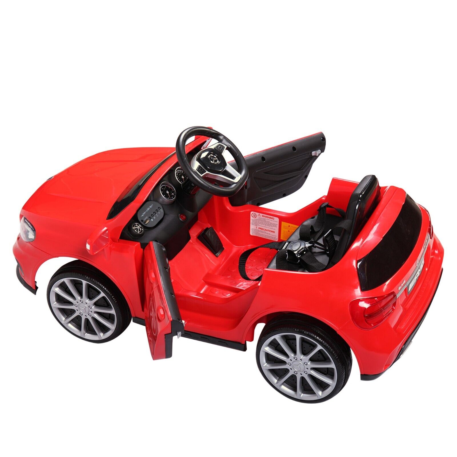 TOBBI Licensed Mercedes Benz Ride-On Car for Kids with Remote Control and Opening Doors