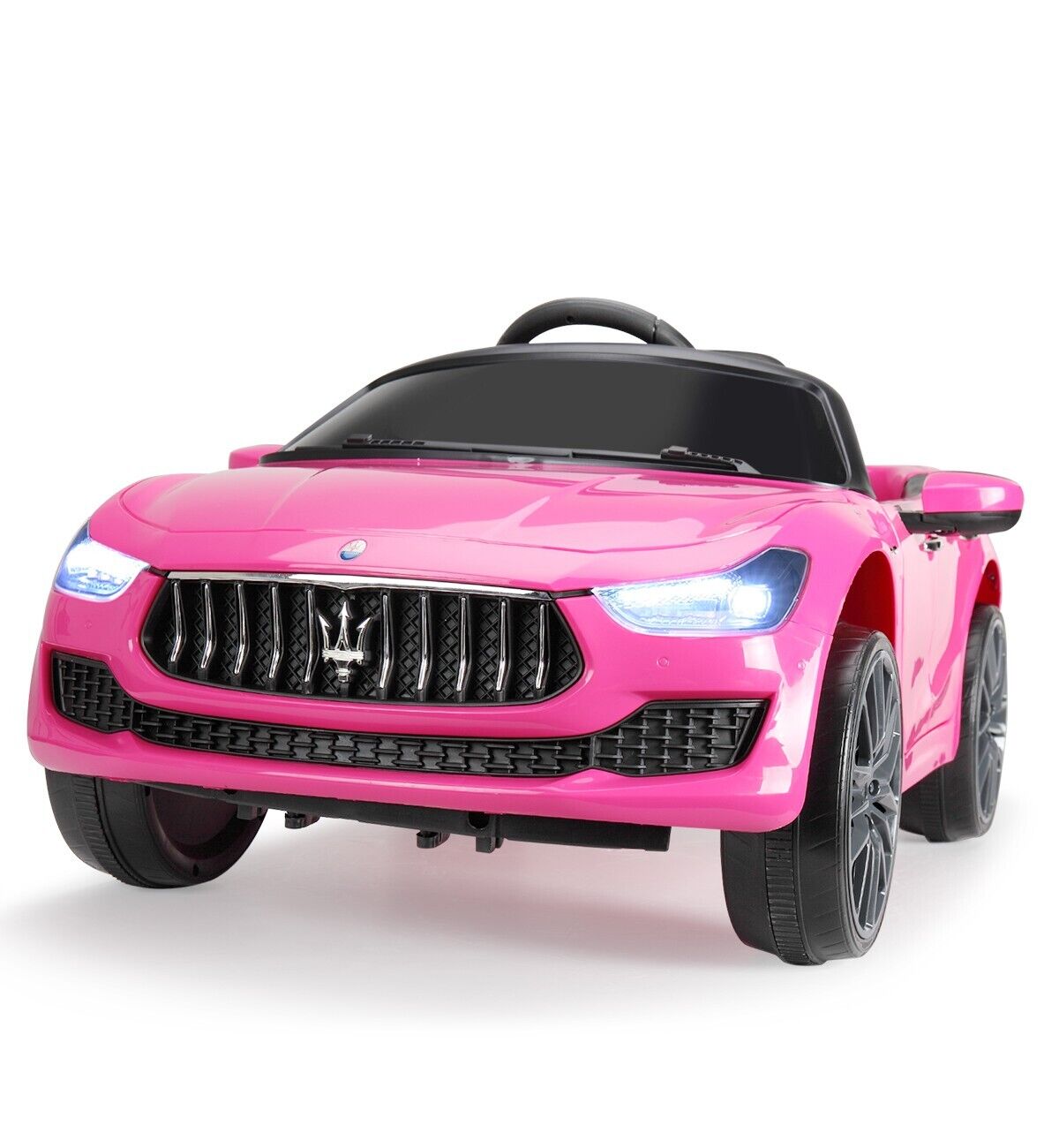 TOBBI Licensed Maserati Gbili 12V Battery Powered Ride-on Toy Car for Kids with Remote Control - Pink