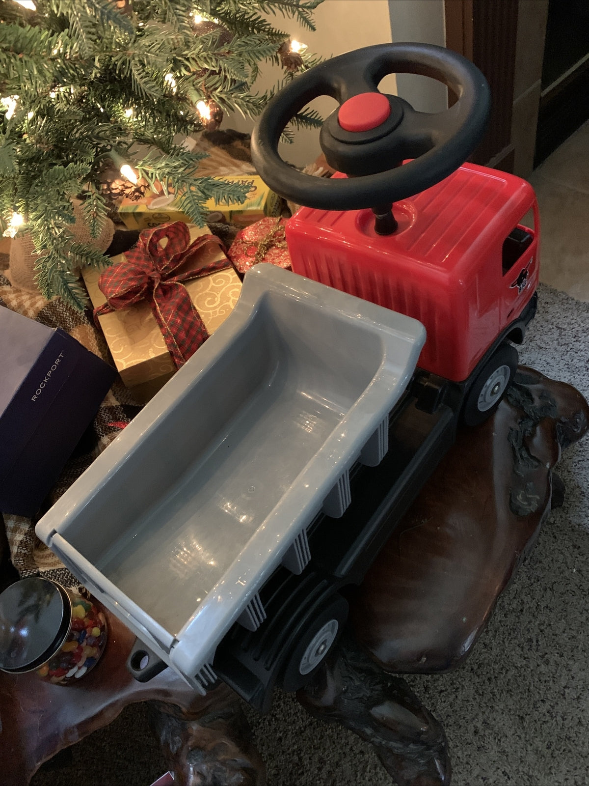 Mercedes Dump Truck Ride-On Toy for Toddlers with Sturdy Wheels