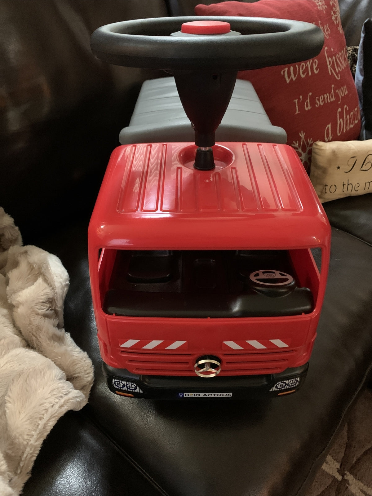 Mercedes Dump Truck Ride-On Toy for Toddlers with Sturdy Wheels