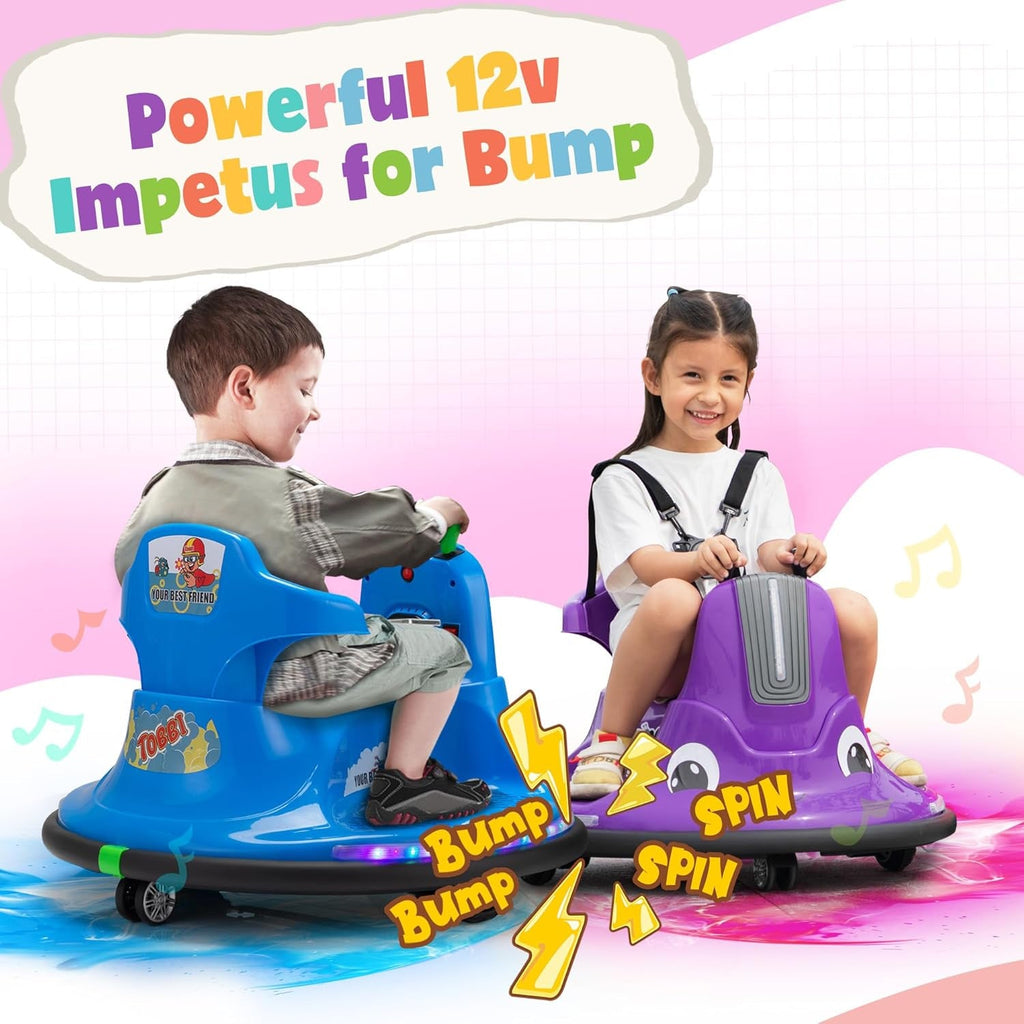 12V Electric Snail-Shaped Ride-On Car for Toddlers with Remote Control