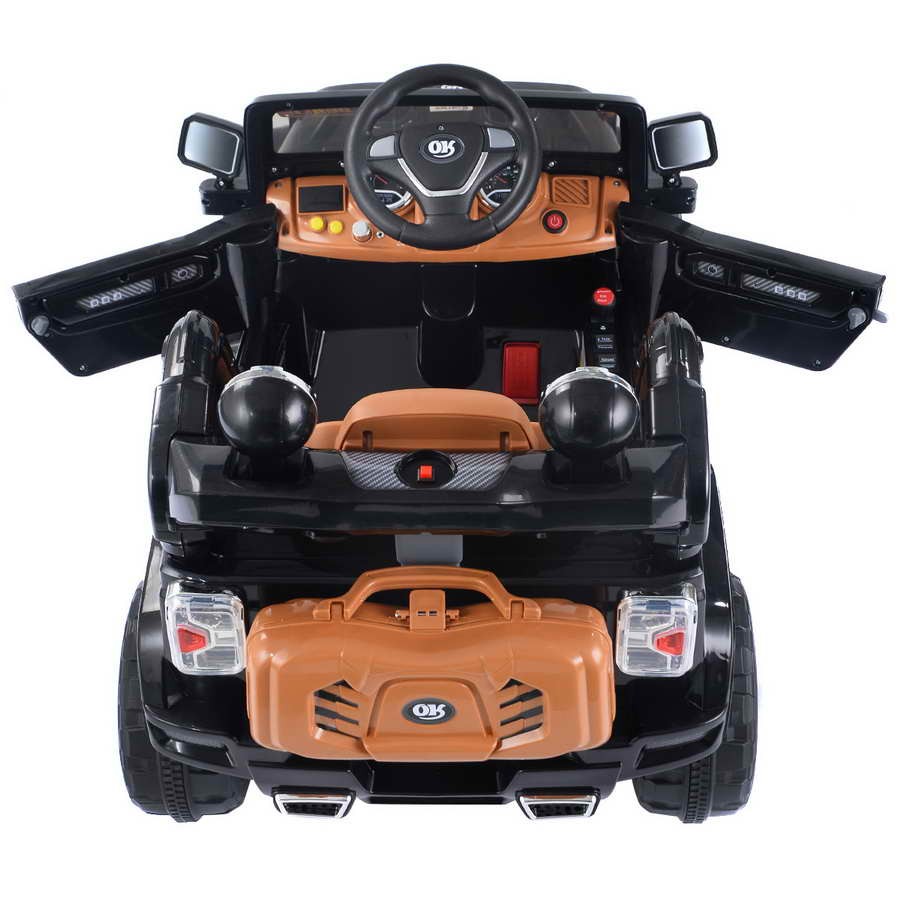 12V Electric Kids Ride-On Truck with Remote Control and Lights