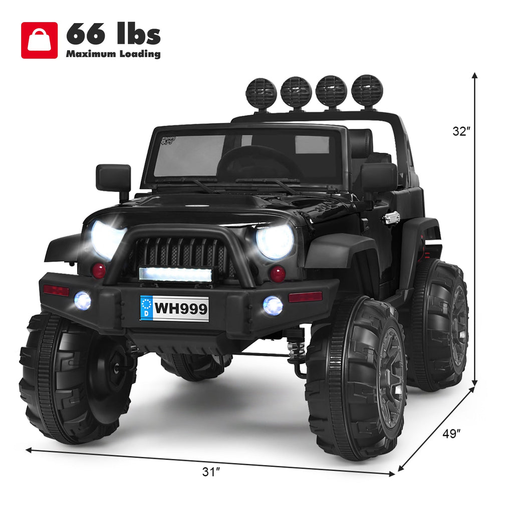 12V Kids Electric Ride-On Truck with 2.4GHz Remote Control