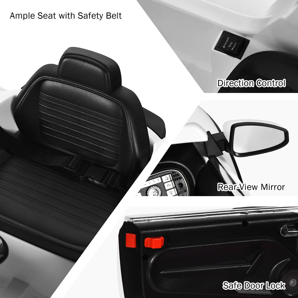 12V Electric Ride-On Volkswagen Beetle Car for Toddlers with Remote Control