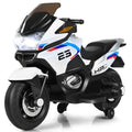 Kids Battery-Powered Ride-On Motorcycle Toy with Headlights and Music