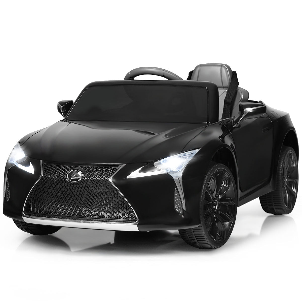 Licensed Electric Kids Ride-On Car with Remote Control Black