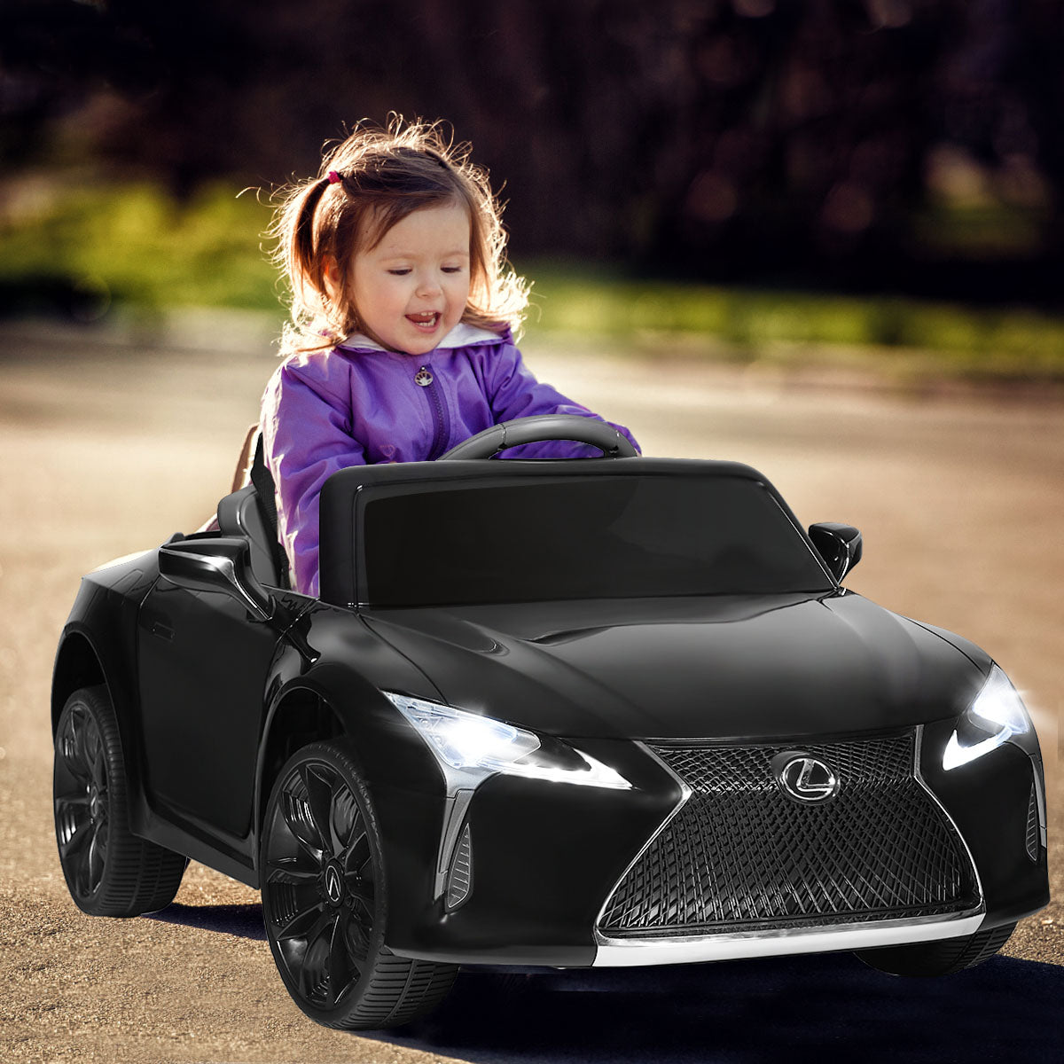 Licensed Electric Kids Ride-On Car with Remote Control Black