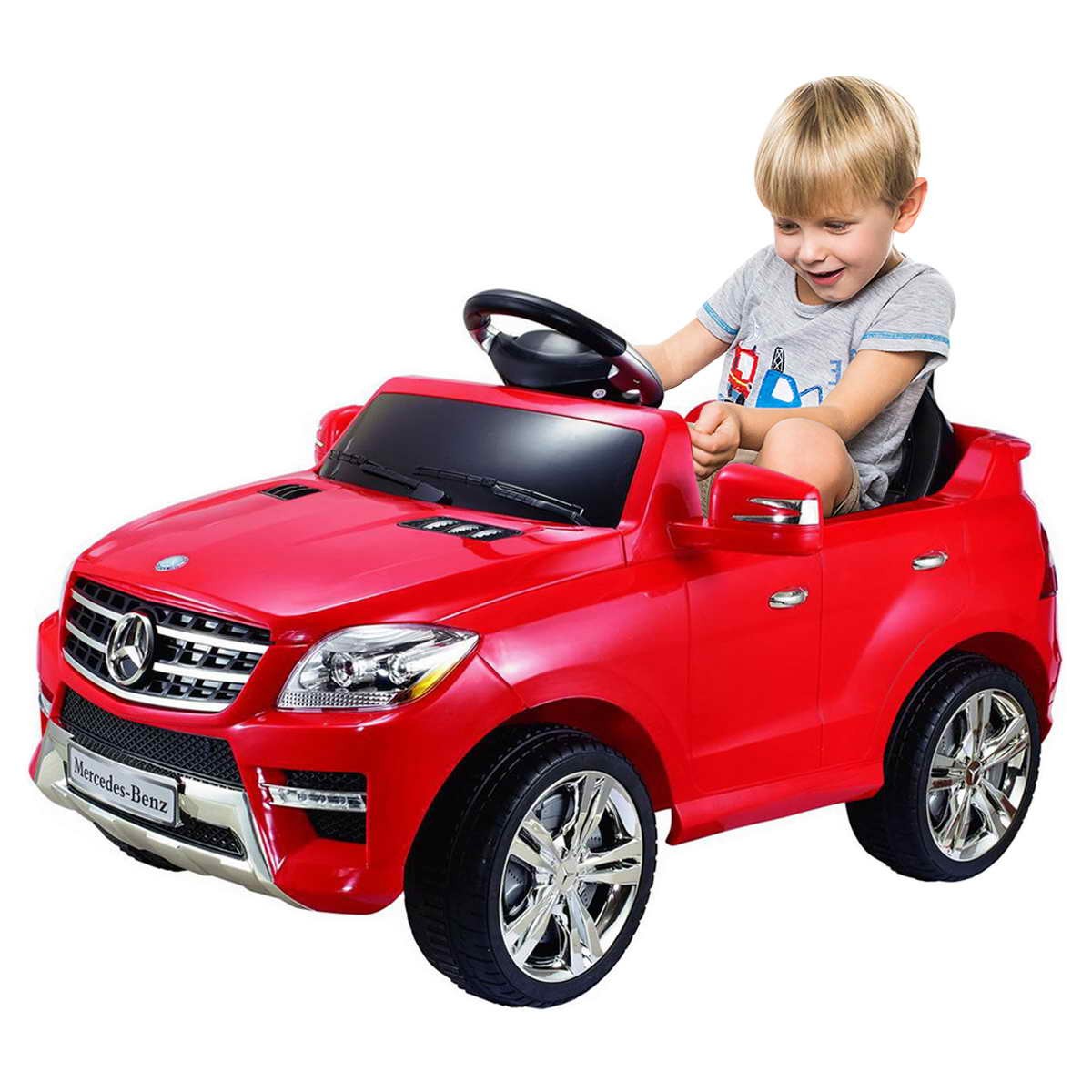 Mercedes Benz ML350 6V Electric Kids Ride-On Toy Car with MP3 and Remote Control Red