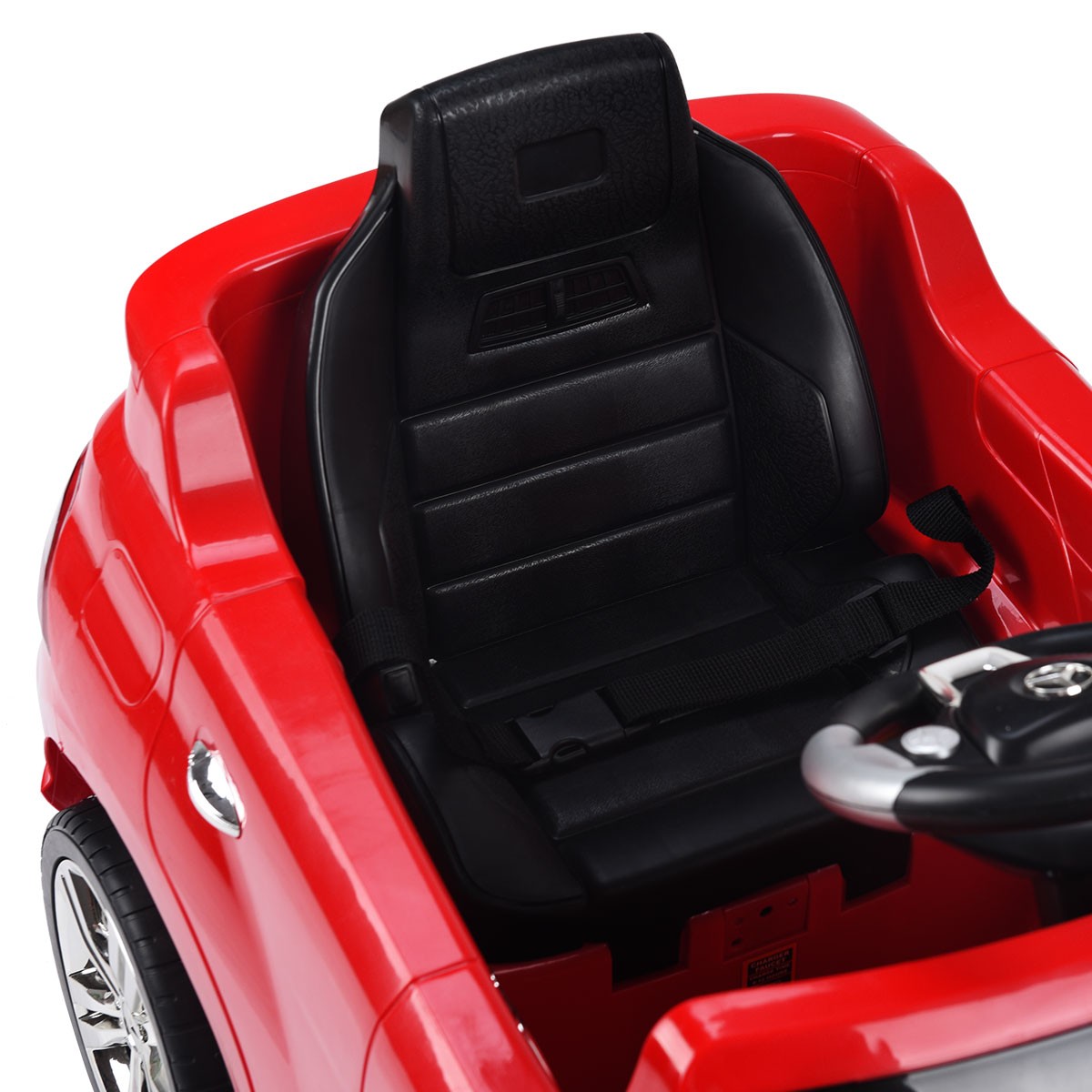 Licensed 6V Electric Kids Ride-On Car Toy Red Mercedes ML350