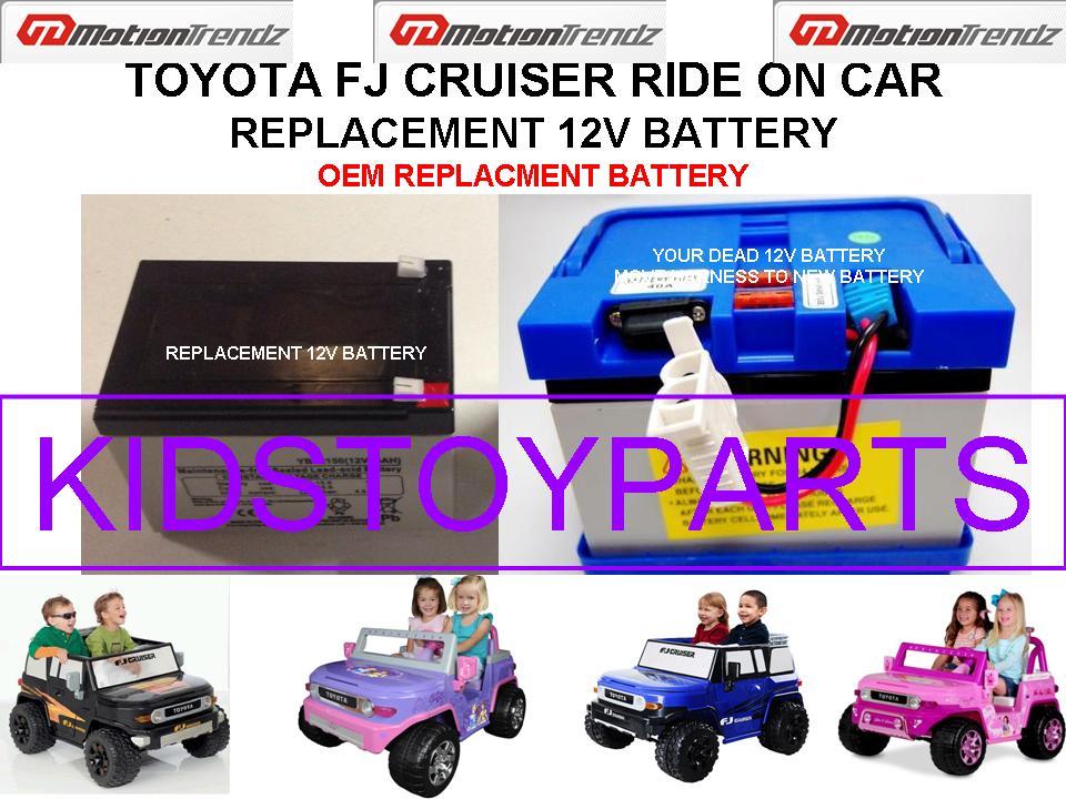 12V OEM Replacement Battery for Toyota FJ Cruiser