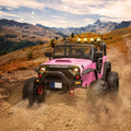12V Electric Kids Ride-On Jeep Truck with MP3, LED Lights, Remote Control, 2-Seater