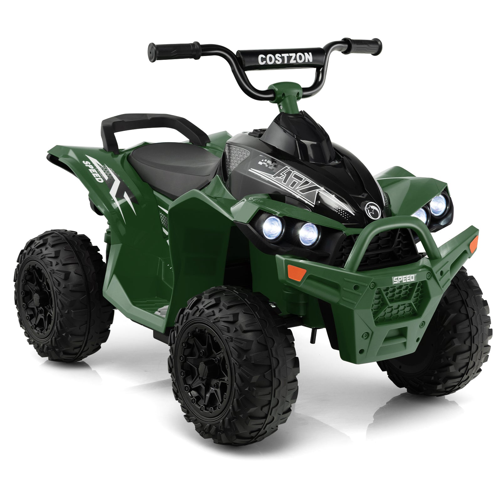 ATV-Inspired 12V Battery Powered Ride-on Toy Car for Kids in Eye-Catching Colors