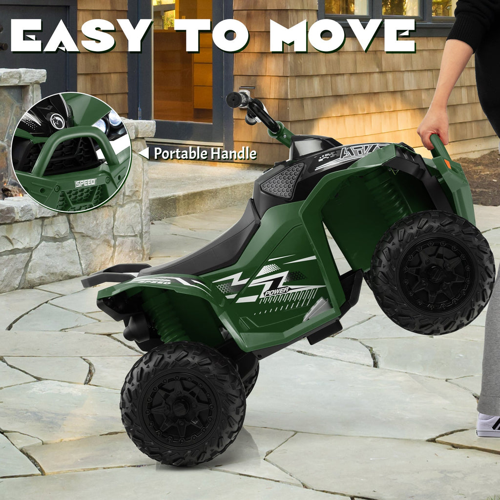 ATV-Inspired 12V Battery Powered Ride-on Toy Car for Kids in Eye-Catching Colors