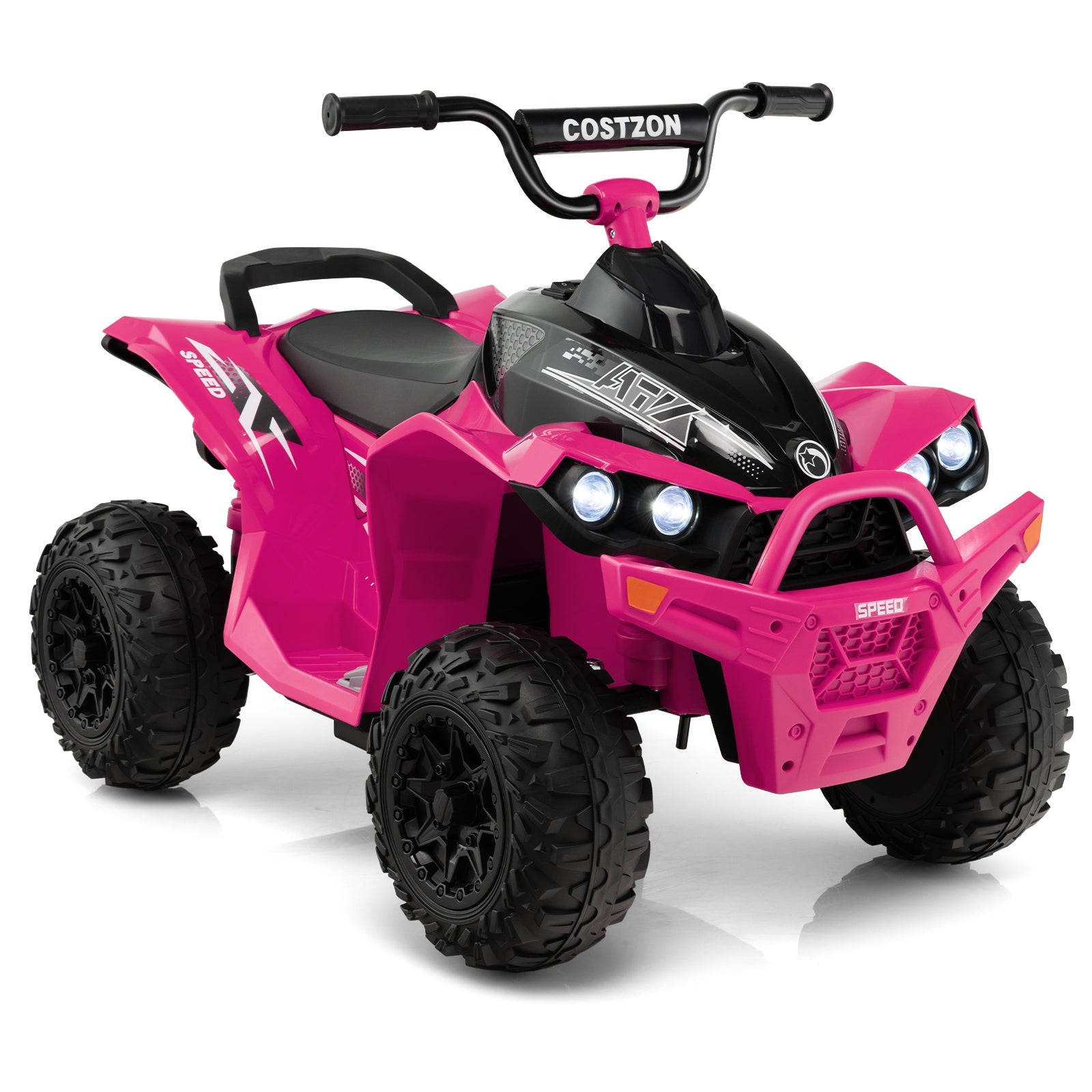 ATV-Inspired 12V Battery Powered Ride-on Toy Car for Kids in Eye-Catching Colors