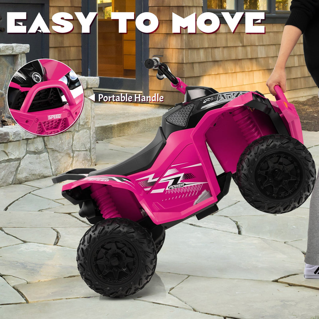 ATV-Inspired 12V Battery Powered Ride-on Toy Car for Kids in Eye-Catching Colors