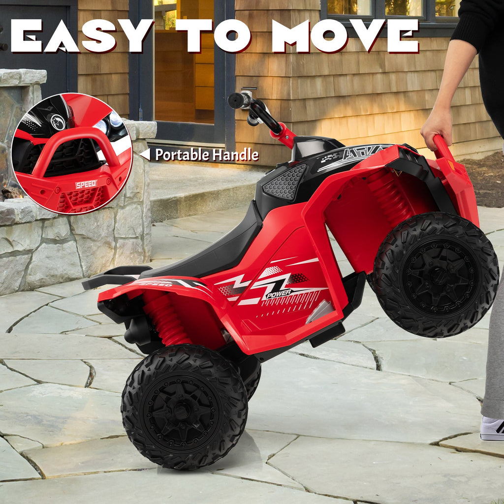 ATV-Inspired 12V Battery Powered Ride-on Toy Car for Kids in Eye-Catching Colors
