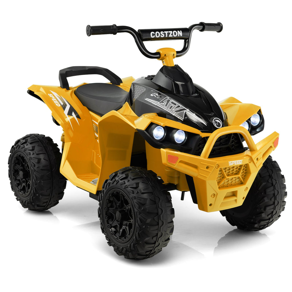 ATV-Inspired 12V Battery Powered Ride-on Toy Car for Kids in Eye-Catching Colors
