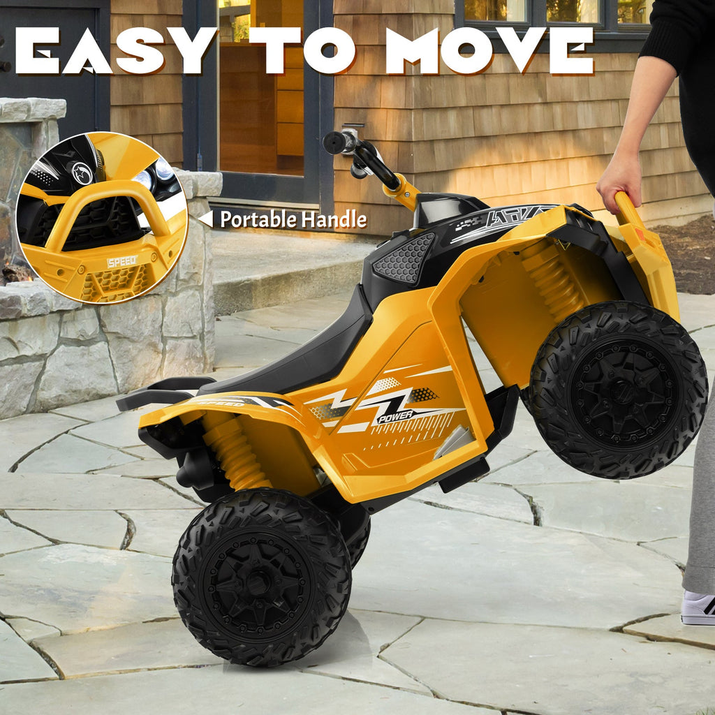 ATV-Inspired 12V Battery Powered Ride-on Toy Car for Kids in Eye-Catching Colors