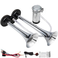 12V Air Horn Kit for Car Truck Motorcycle with Loud Train Sound