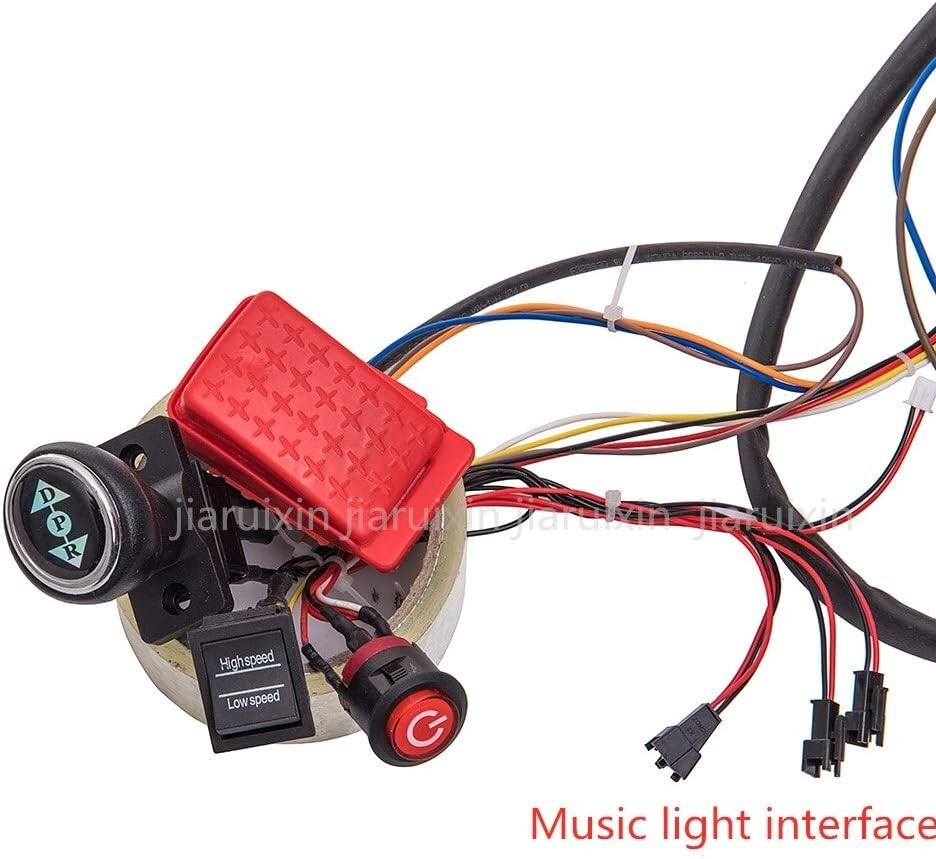 12V Ride-On Car Modification Kit with Wiring and Motors for Kids