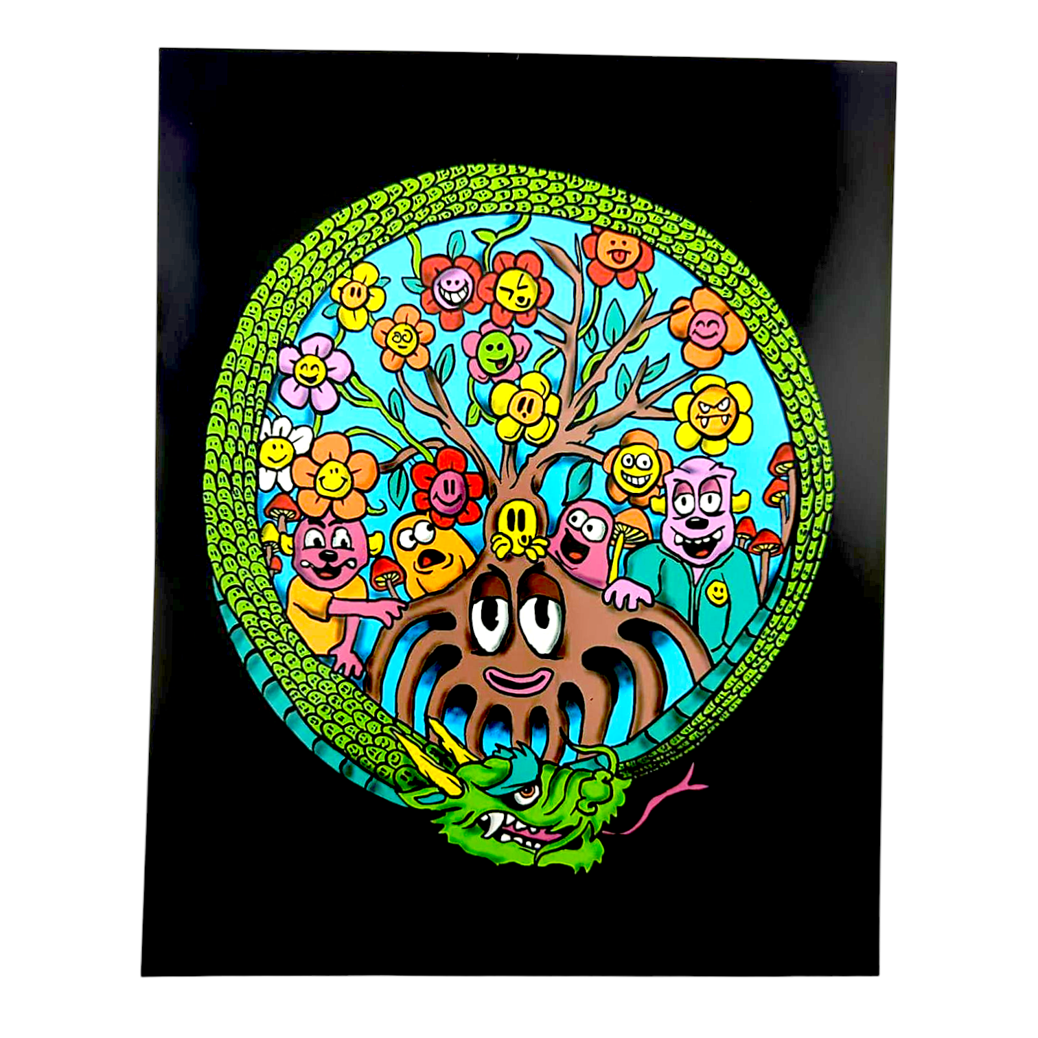 Trevy Metal "Around About" Print