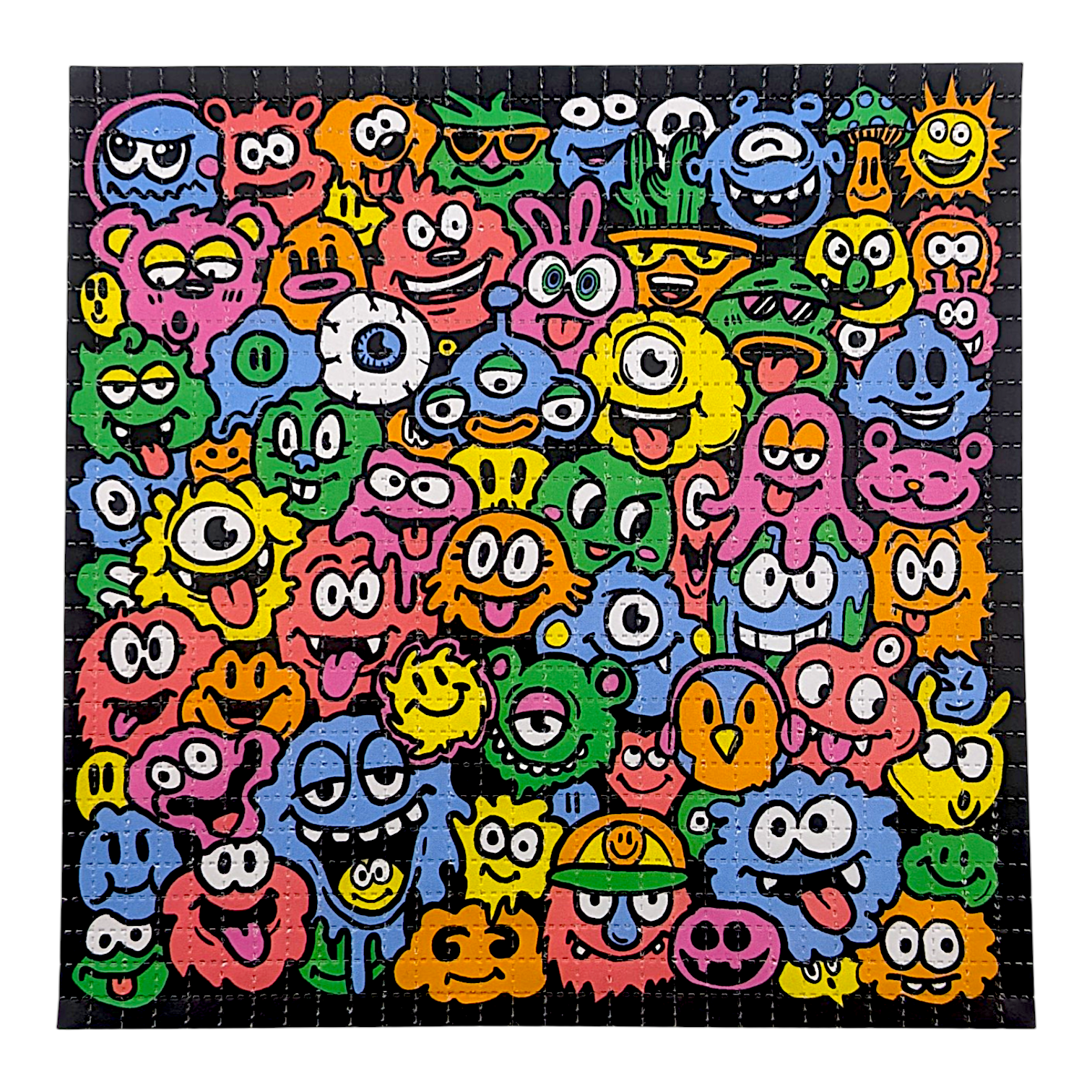 Trevy Metal "Colorful Chaos" (Lifesavers Colorway) Blotter Print