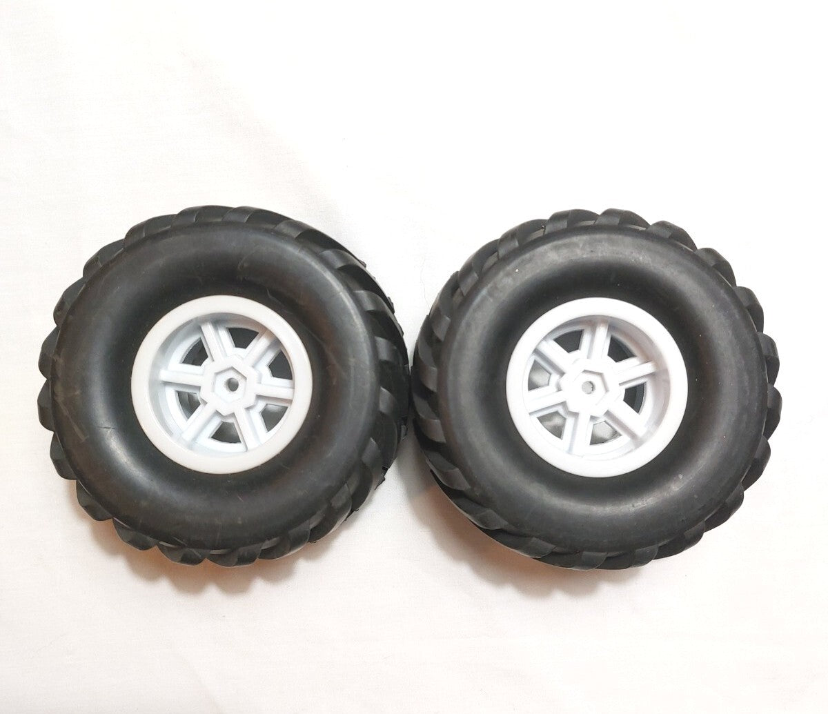 5x3 Inch Tetrix Toy Wheels with Durable Tires - Pack of Two
