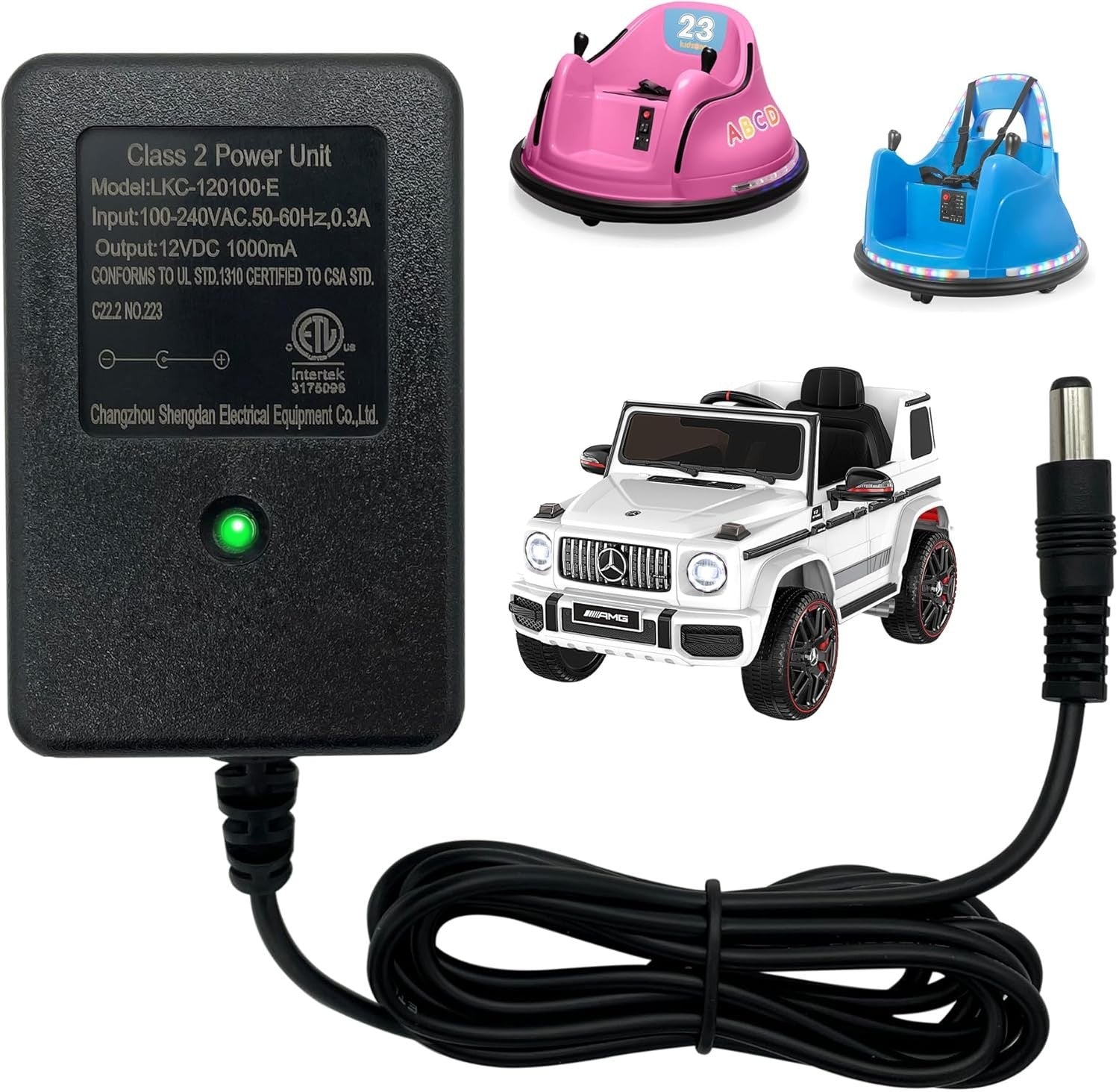 Universal 12V Electric Ride-On Charger – Safe, Reliable Power for Kids