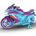 12V Electric Kids Ride-On Dirt Bike with Training Wheels in Mixed Colors