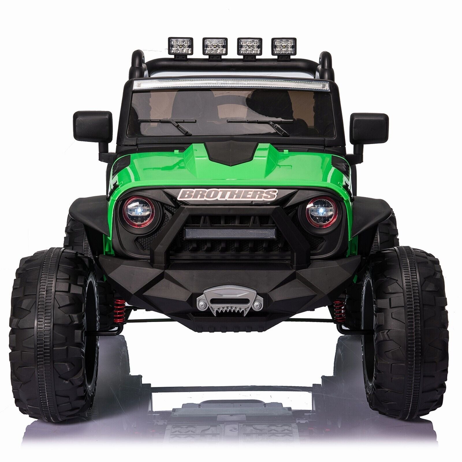Electric Kids Ride-On Jeep Car with 12V/24V Power Wheels, Music, and Remote Control