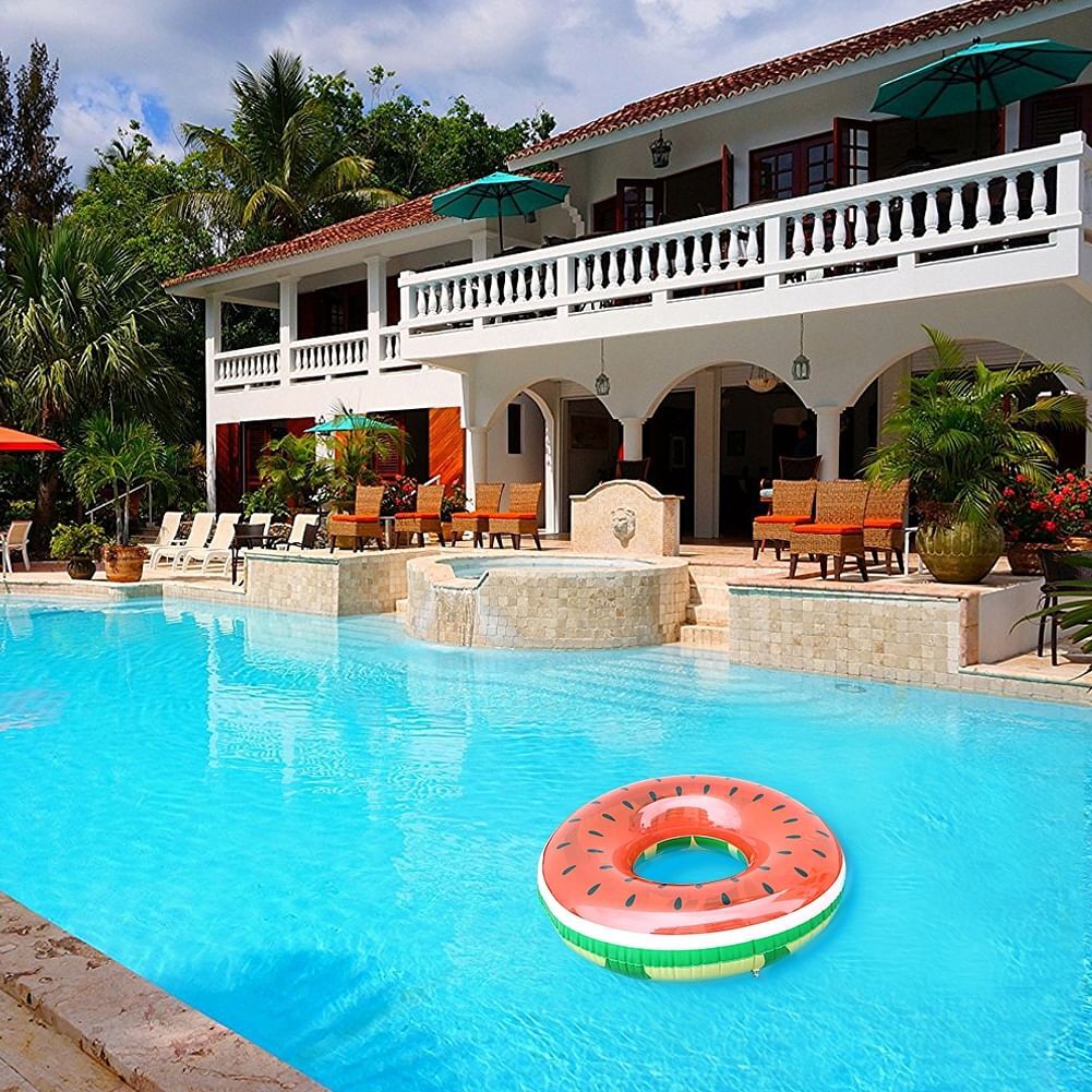 Giant Inflatable Watermelon Pool Float Raft for Kids Swimming and Play