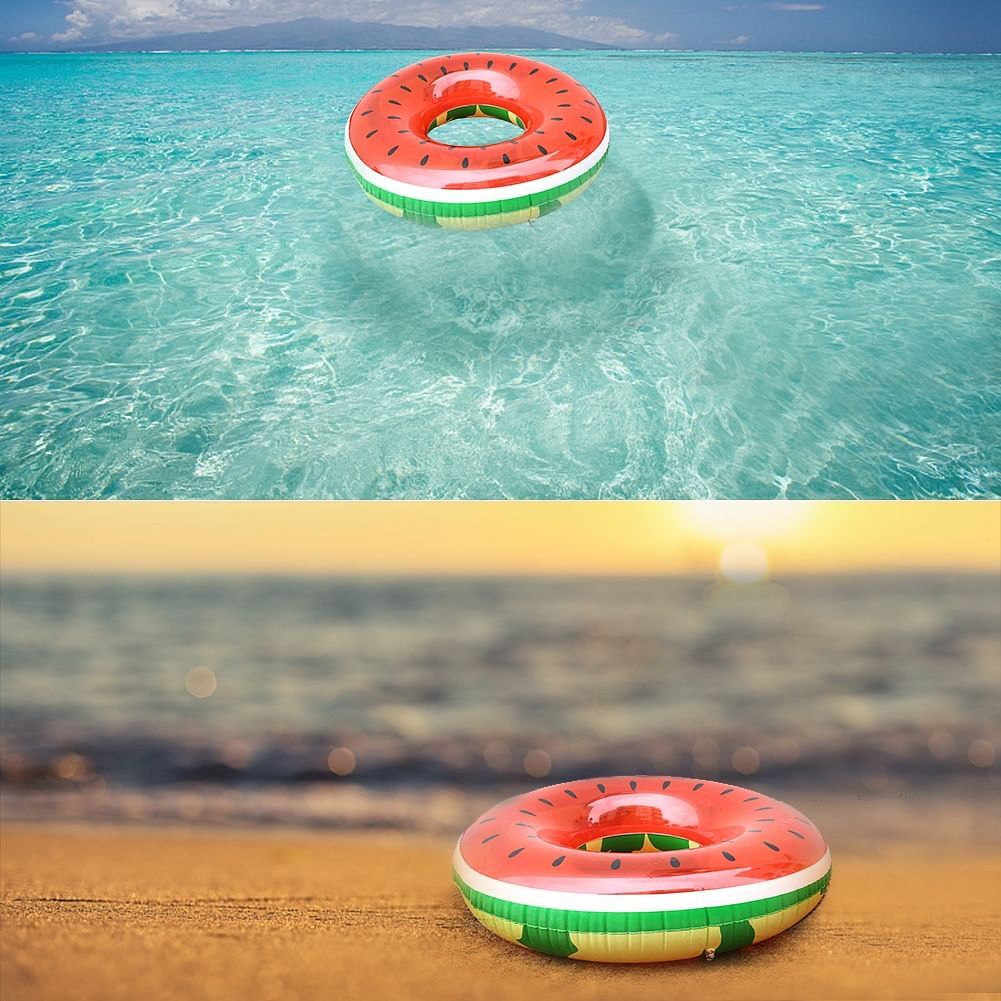 Giant Inflatable Watermelon Pool Float Raft for Kids Swimming and Play