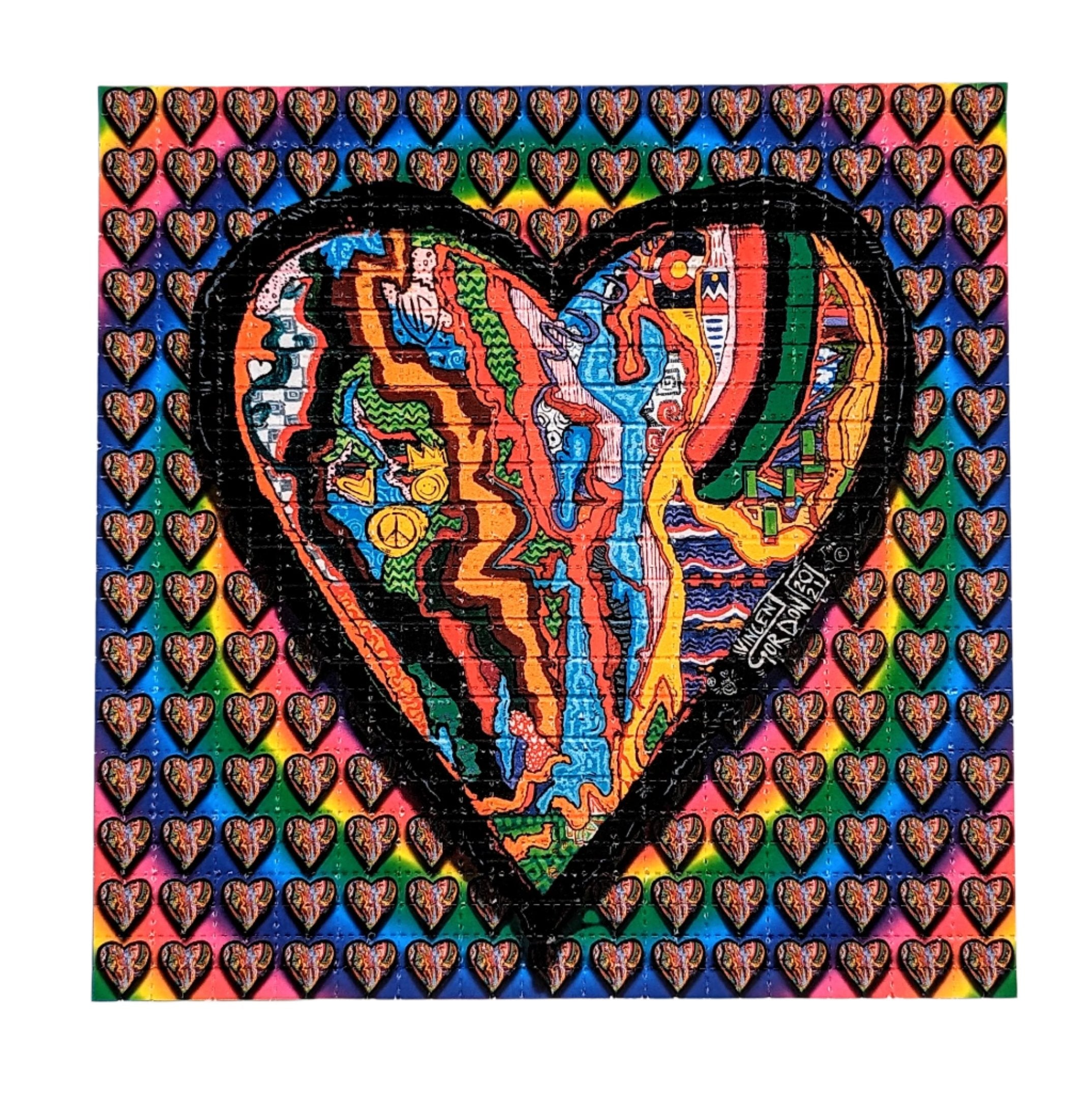 Vincent Gordon “Coogi Heart” Blotter Print